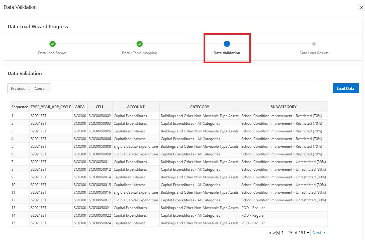 Loading Legacy CSV